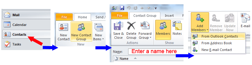 create a group for email on mac